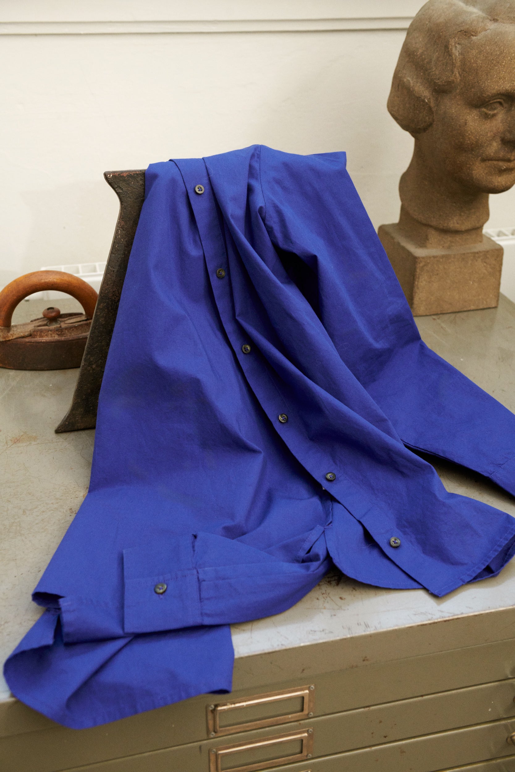 Basic Apparel Vilde Classic Shirt Shirts 713 Clematis Blue